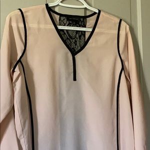 Pink and black THE LIMITED blouse